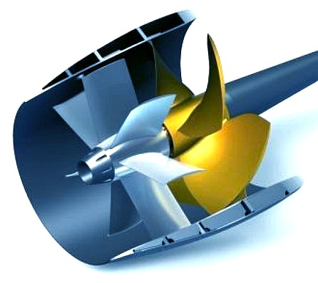High efficiency propellers to convert energy to thrust