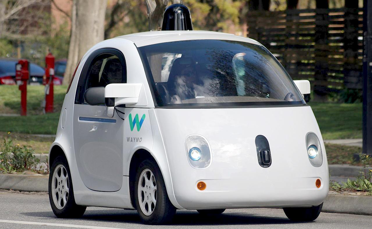 Waymo driverless taxi self driving autonomous vehicle