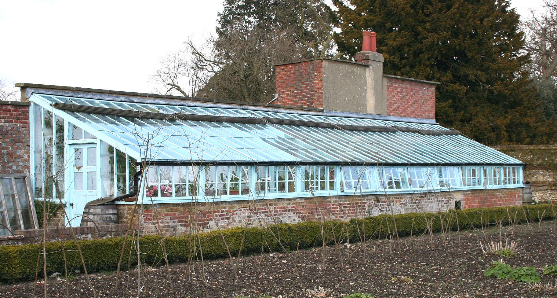 In a letter to Joseph Dalton Hooker of 19 April [1855] (Correspondence vol.5) Darwin said that he did not have a greenhouse. However, this soon changed. An entry in his Classed Account Book (Down House Ms) for 1 February 1856 indicates that he paid 67 to John Strudwick, a builder from Westerham, to build a greenhouse.