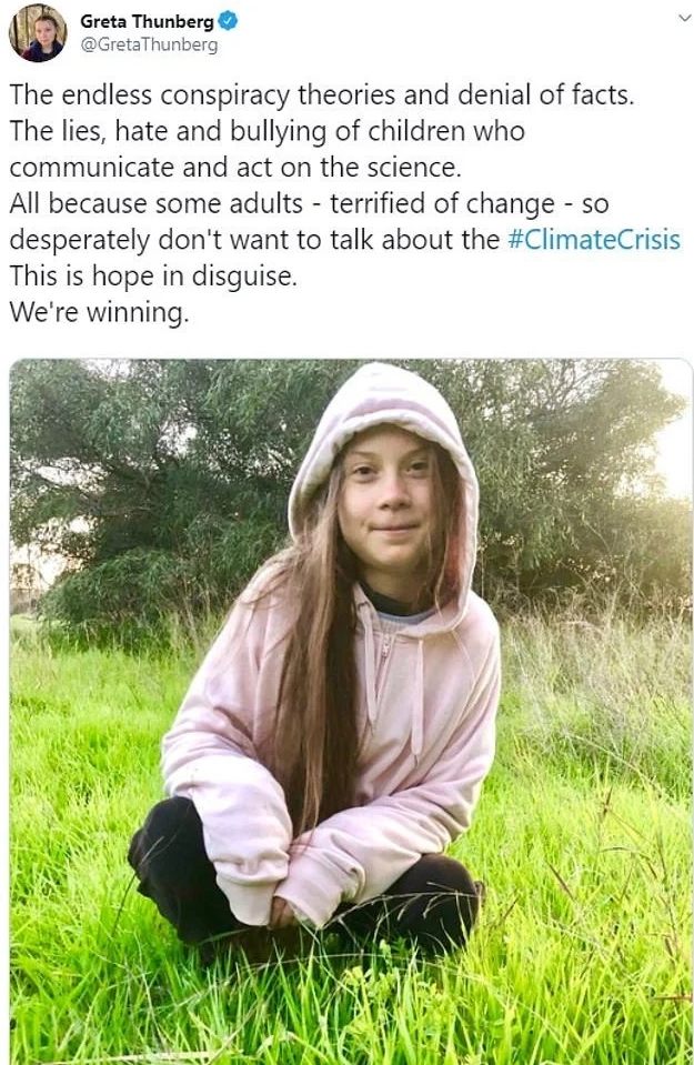 Greta Thunberg on Twitter